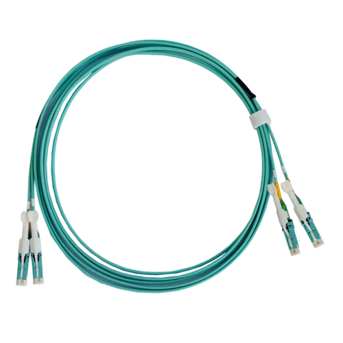 Патчкорд оптический CS/UPC MM Duplex 1 метр, 2мм